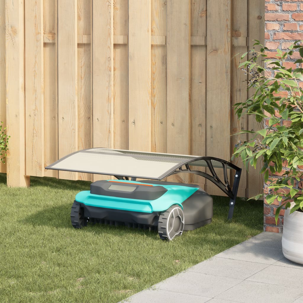 vidaXL Robot Mower Garage Czarny 80x101x46 cm
