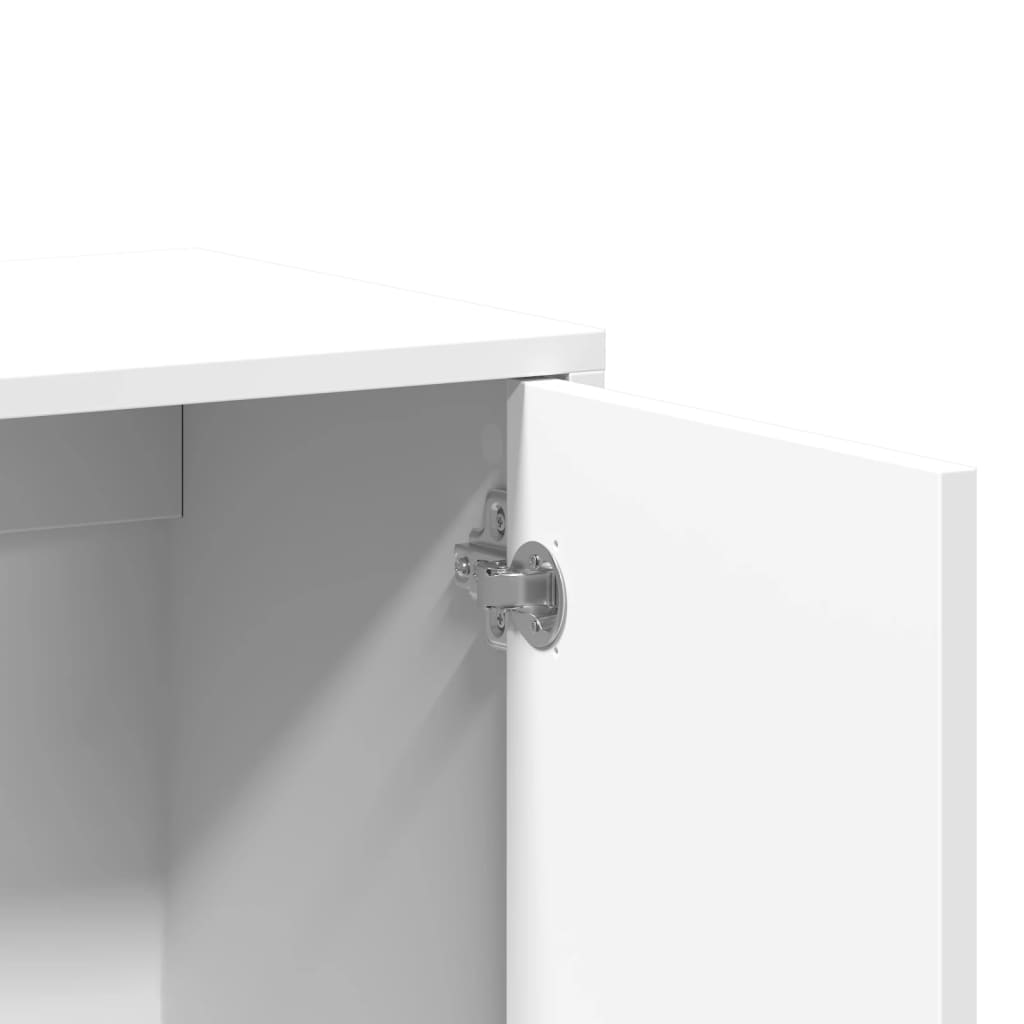 vidaXL Szafki, 2 szt., białe, 60x31x70 cm, materiał drewnopochodny