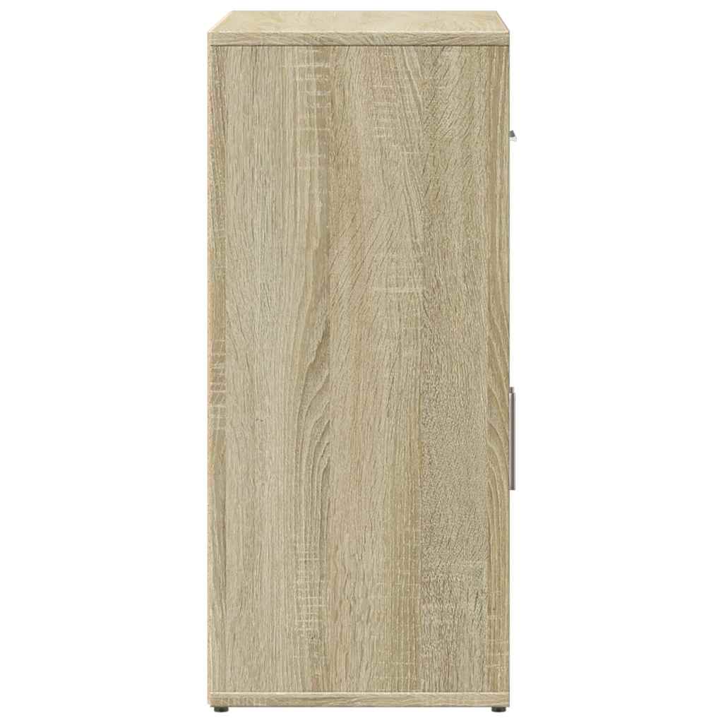 vidaXL Szafki, 2 szt., dąb sonoma, 60x31x70cm, materiał drewnopochodny