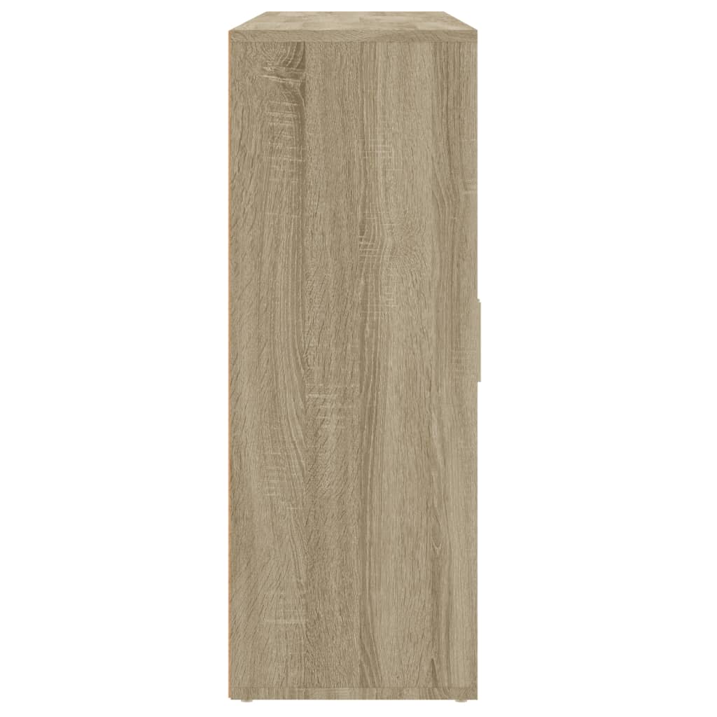 vidaXL Szafki, 3 szt, dąb sonoma, 60x31x84 cm, materiał drewnopochodny