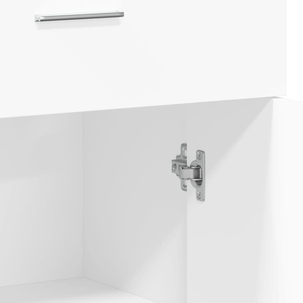 vidaXL Szafki, 2 szt., białe, 60x30x84 cm, materiał drewnopochodny