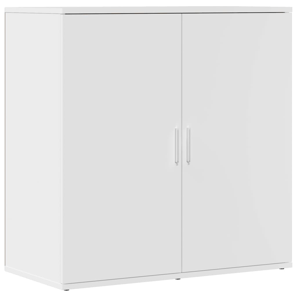 vidaXL Szafki, 2 szt., białe, 79x38x80 cm, materiał drewnopochodny