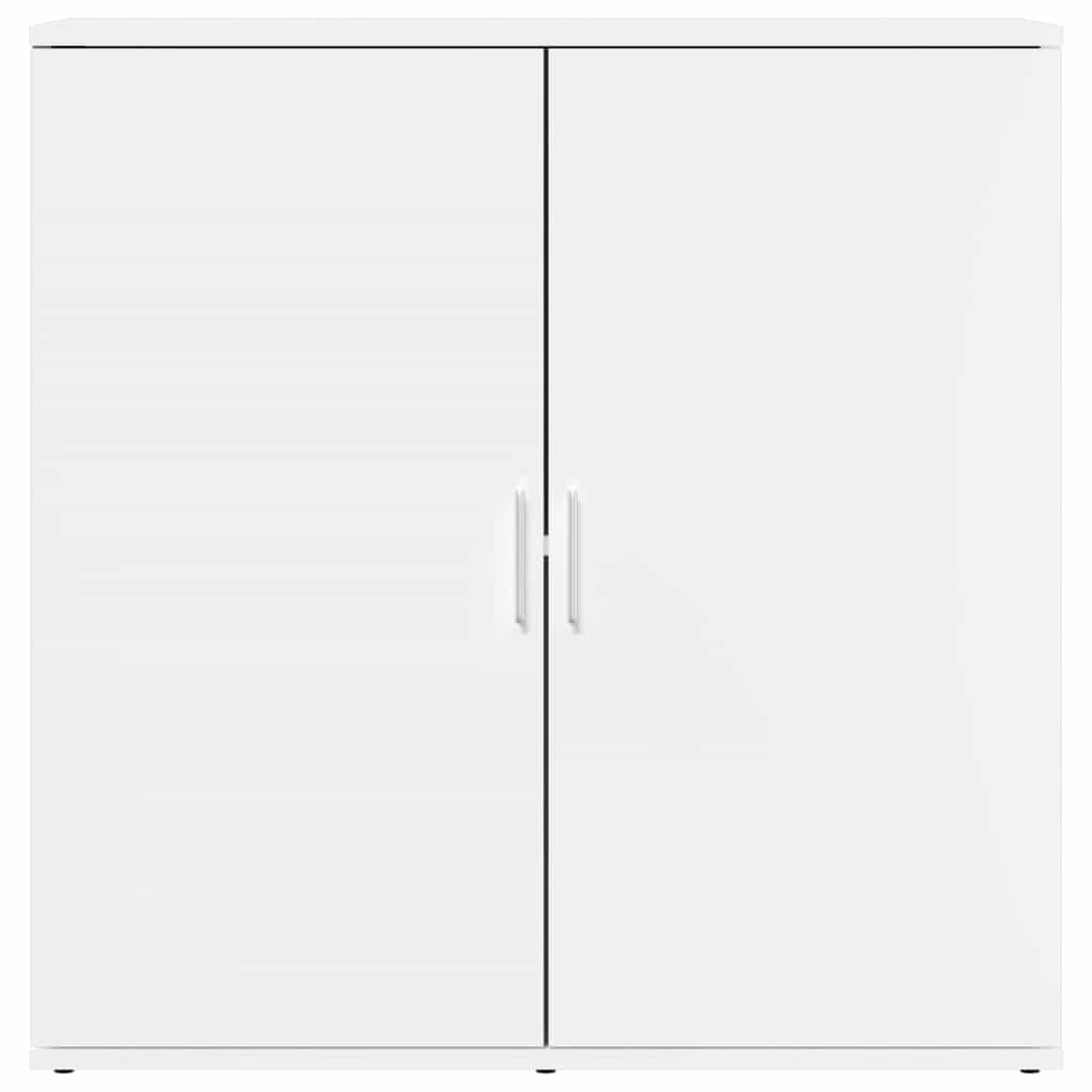 vidaXL Szafki, 2 szt., białe, 79x38x80 cm, materiał drewnopochodny