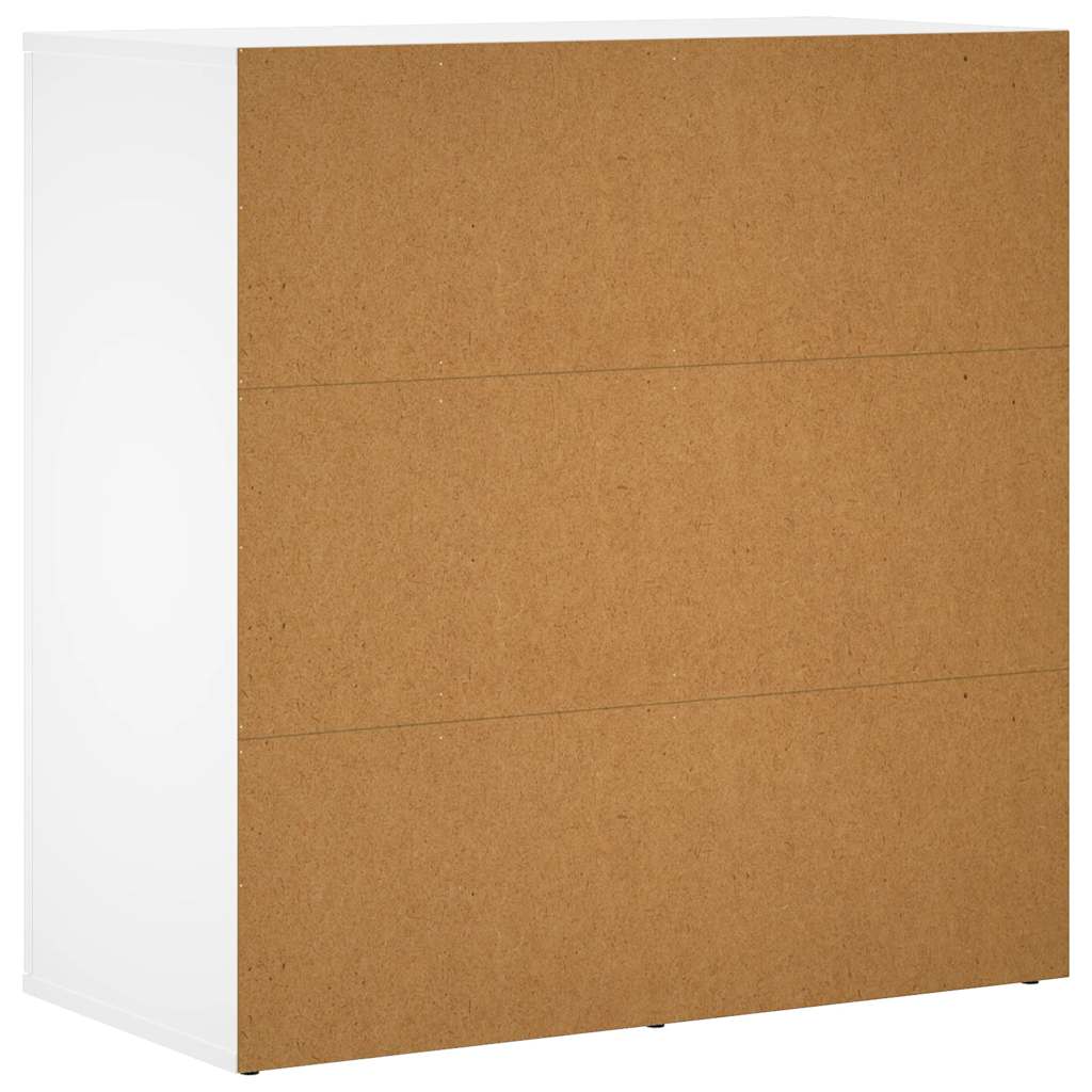 vidaXL Szafki, 2 szt., białe, 79x38x80 cm, materiał drewnopochodny