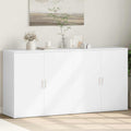 vidaXL Szafki, 2 szt., białe, 79x38x80 cm, materiał drewnopochodny