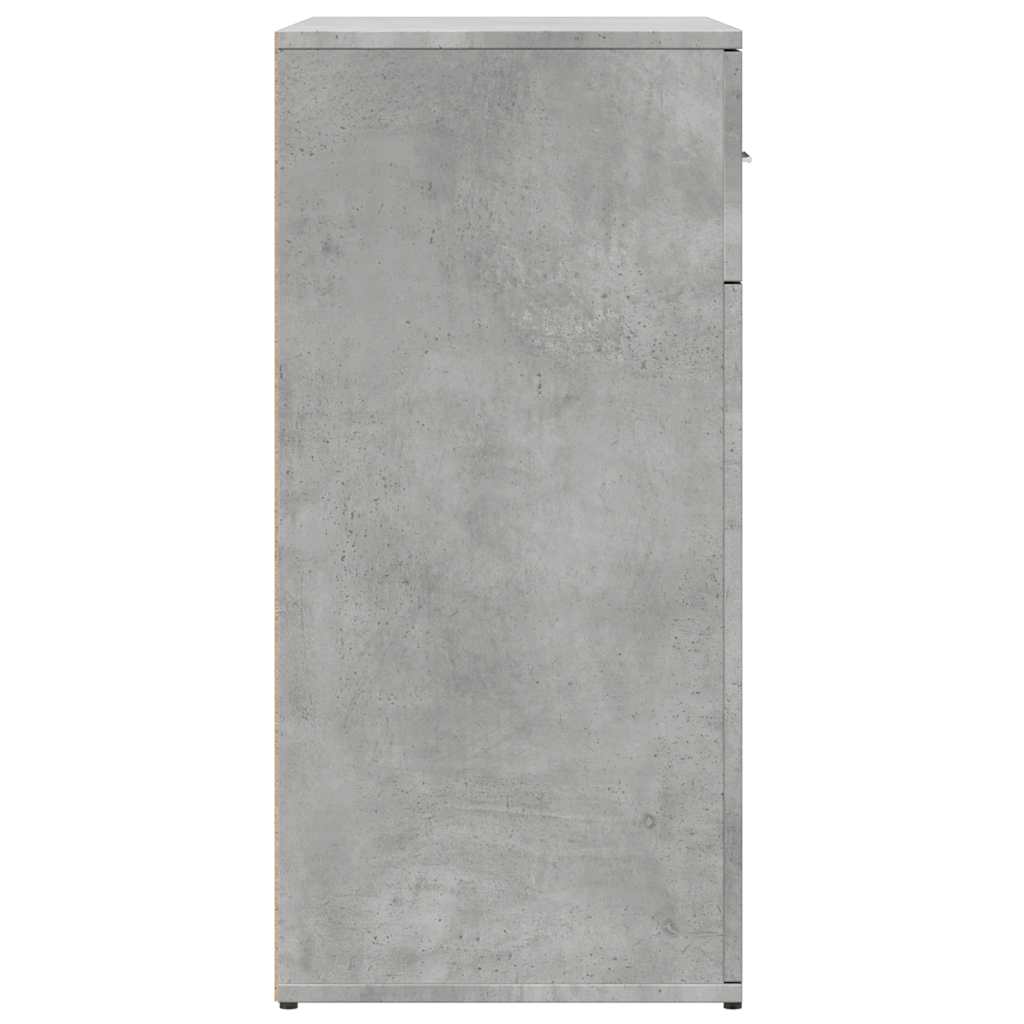 vidaXL Szafki, 2 szt., szarość betonu, 79x38x80 cm