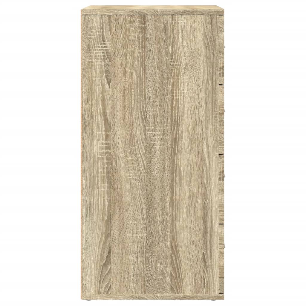 vidaXL Szafki, 2 szt, dąb sonoma, 60x39x80 cm, materiał drewnopochodny