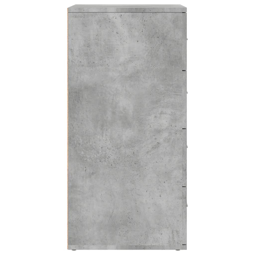 vidaXL Szafki, 2 szt., szarość betonu, 60x39x80 cm