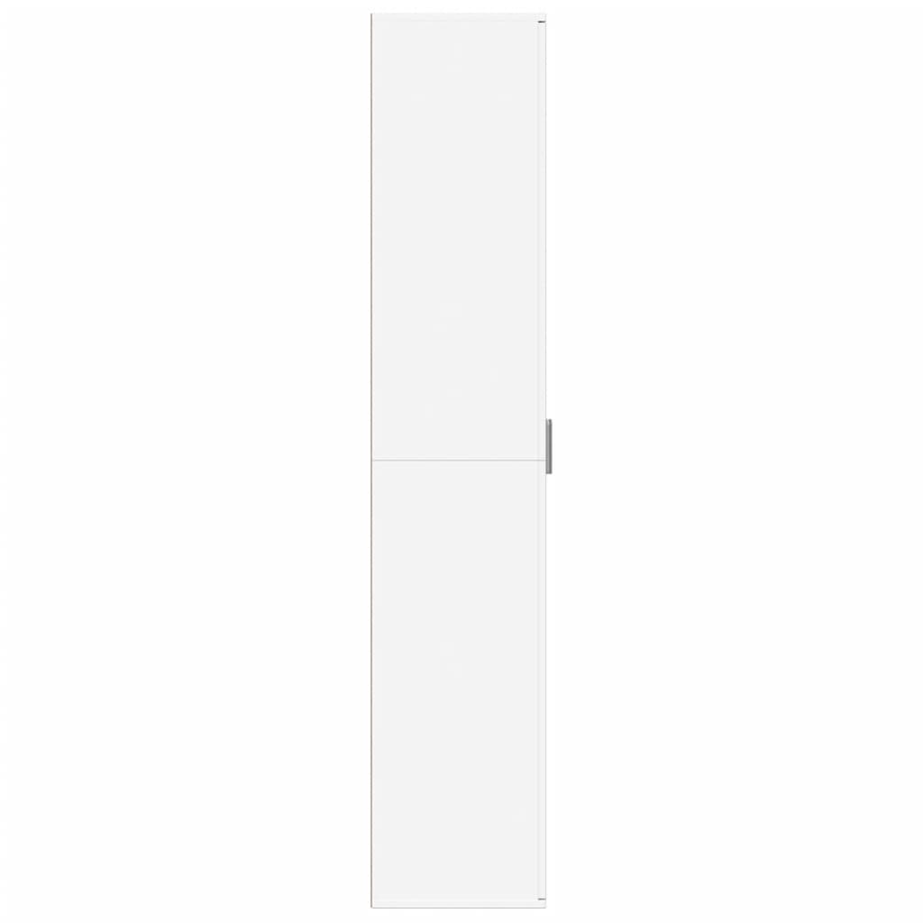 vidaXL Wysoka szafka, biała, 60x35x180 cm, materiał drewnopochodny