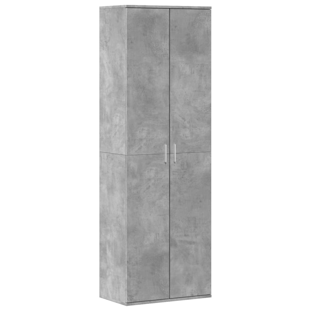 vidaXL Wysoka szafka, szarość betonu, 60x35x180 cm