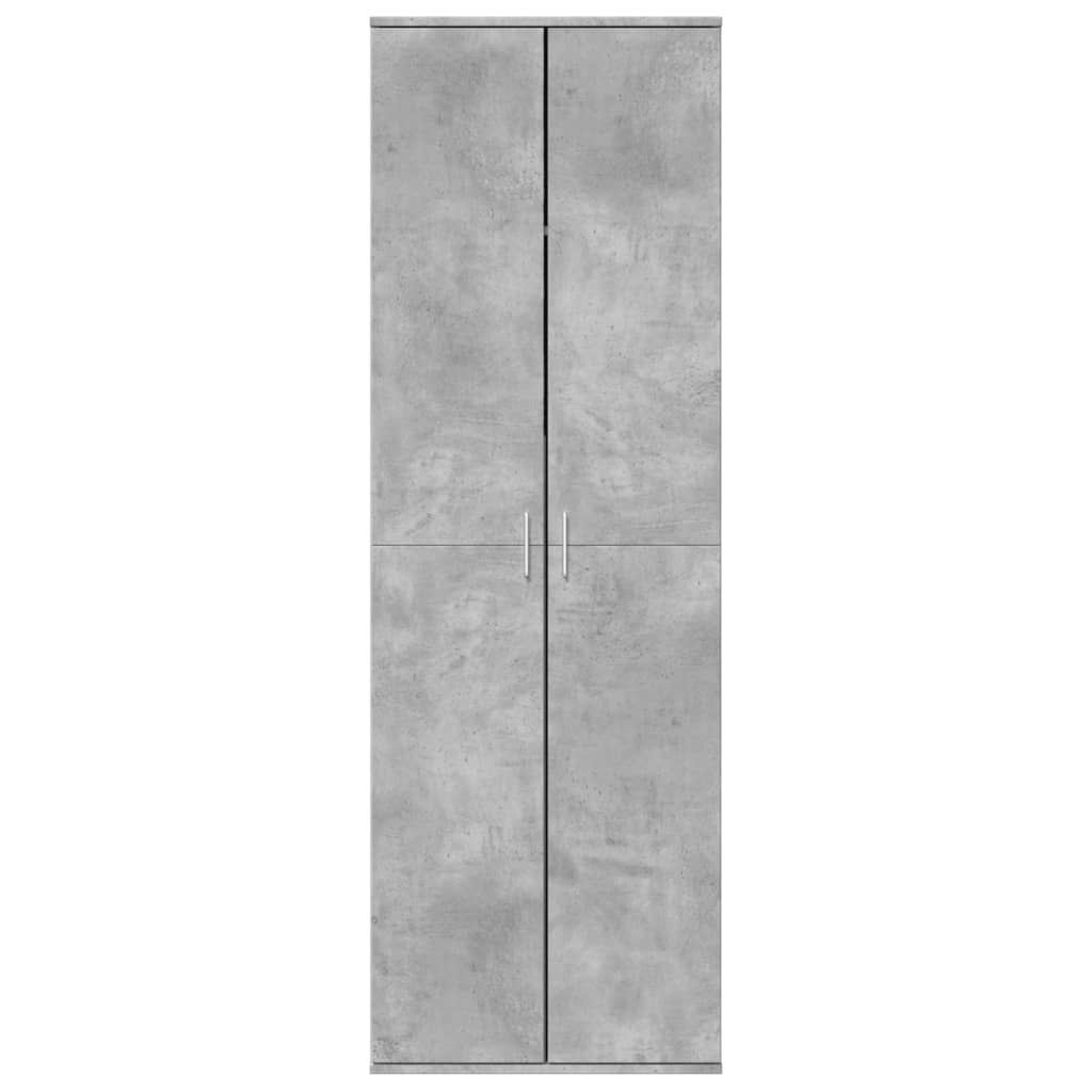 vidaXL Wysoka szafka, szarość betonu, 60x35x180 cm