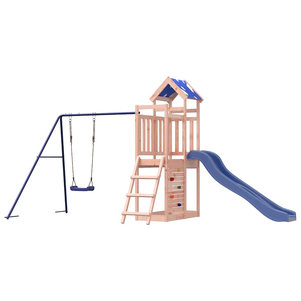 vidaXL Plac zabaw do ogrodu, lite drewno daglezjowe