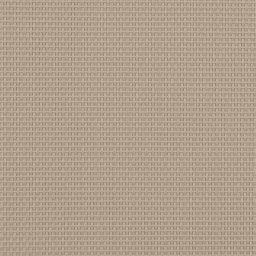 vidaXL Leżaki ze stolikiem, 2 szt., taupe, lita akacja i textilene