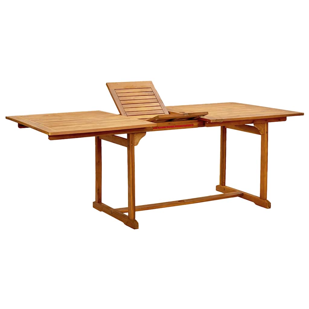 vidaXL 7-cz. zestaw mebli ogrodowych, lite drewno akacjowe i textilene