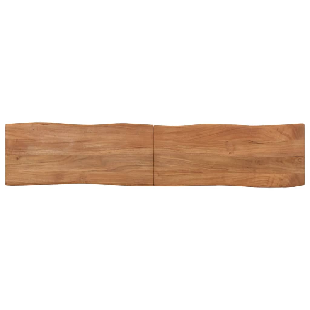 vidaXL Ławka, 160 cm, lite drewno akacjowe i stal
