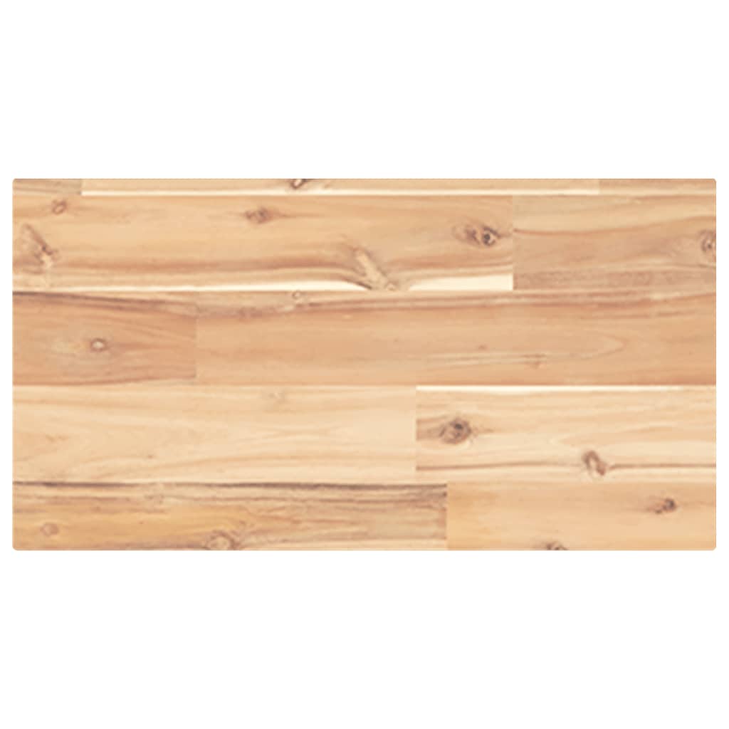 vidaXL Półka ścienna, 40x20x2 cm, surowe lite drewno akacjowe