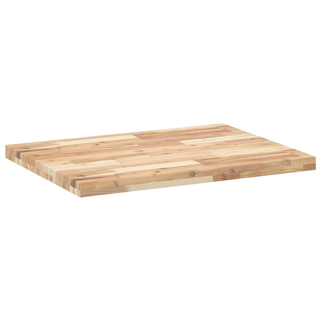 vidaXL Blat do łazienki, 100x60x4 cm, surowe drewno akacjowe