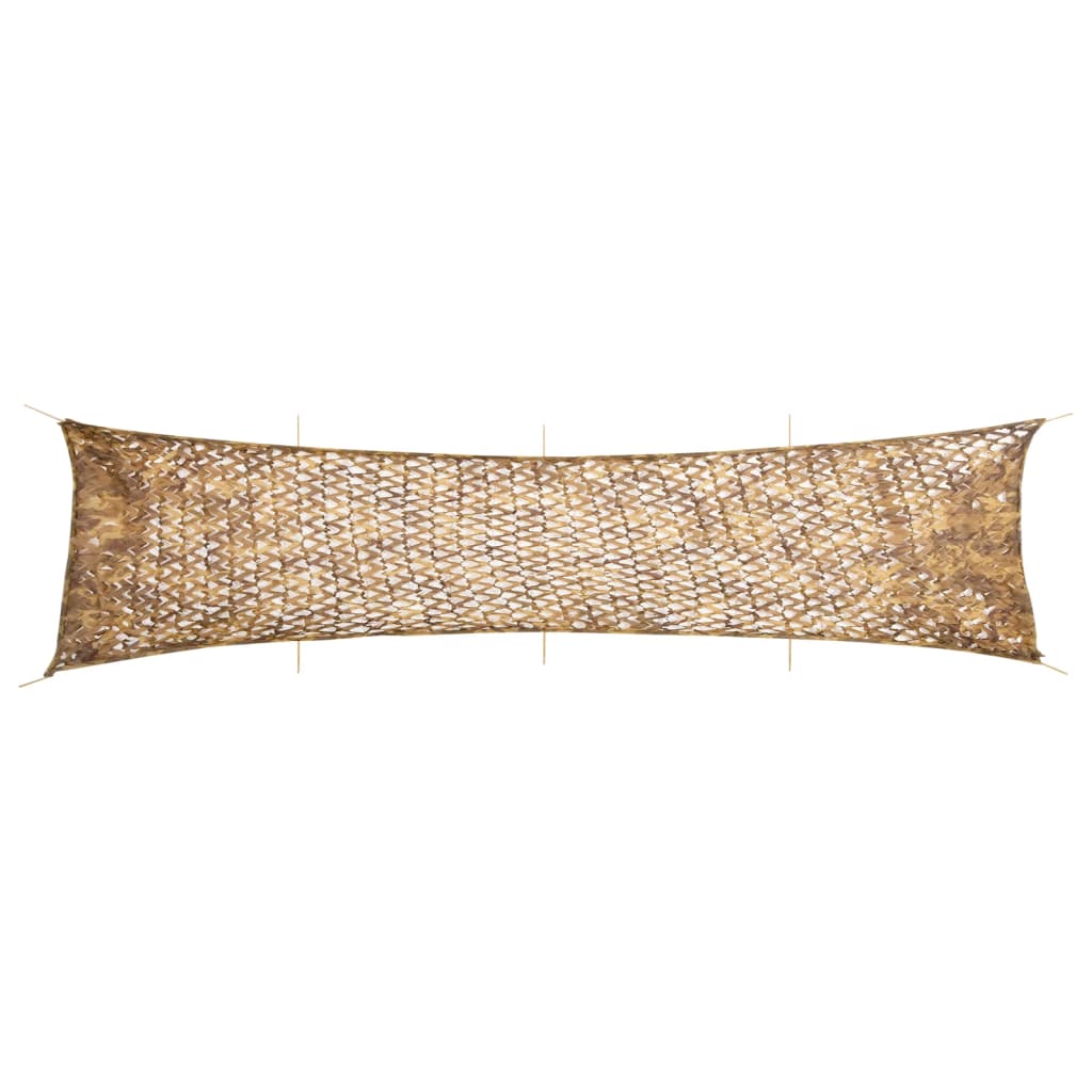 vidaXL Siatka maskująca z torbą do przechowywania 809x207 cm, piaskowa