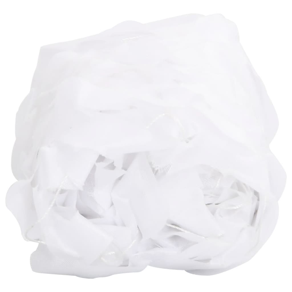 vidaXL Siatka maskująca z torbą do przechowywania, 600x414 cm, biała