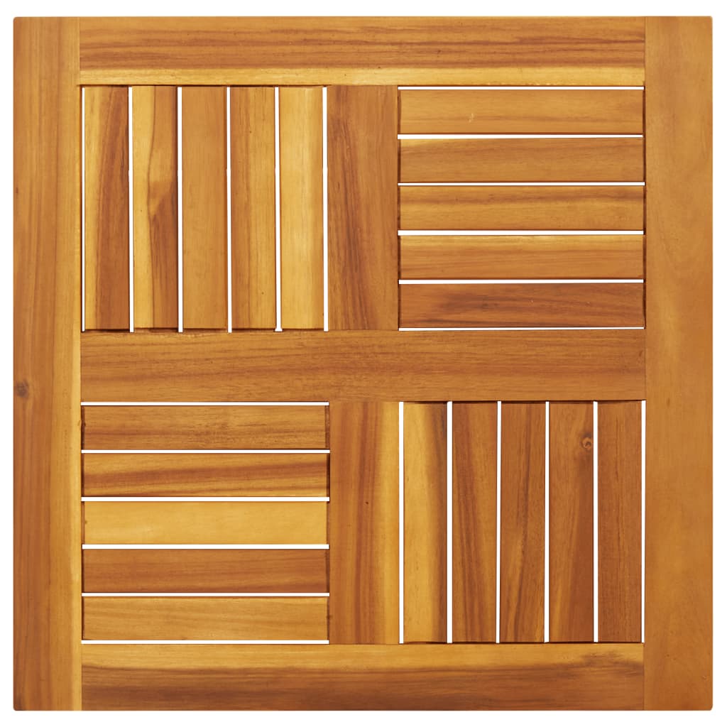 vidaXL Blat stołu, 60x60x2 cm, kwadratowy, lite drewno akacjowe