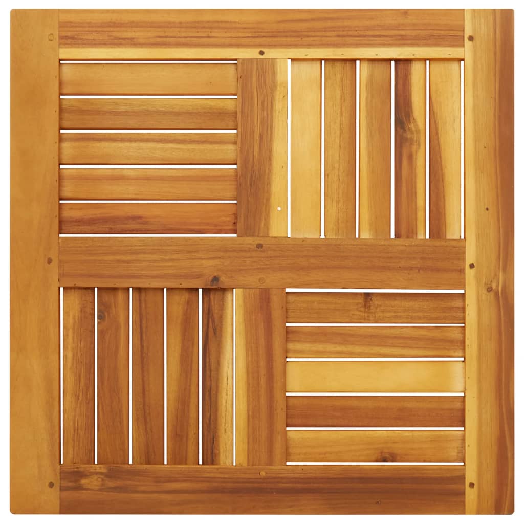 vidaXL Blat stołu, 60x60x2 cm, kwadratowy, lite drewno akacjowe