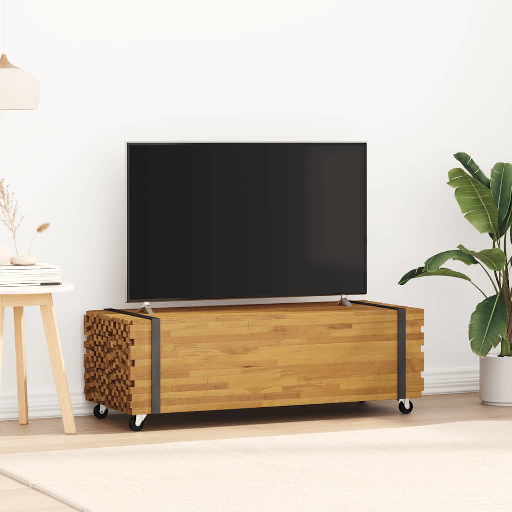 vidaXL Stolik kawowy, 110x45x35 cm, lite drewno tekowe