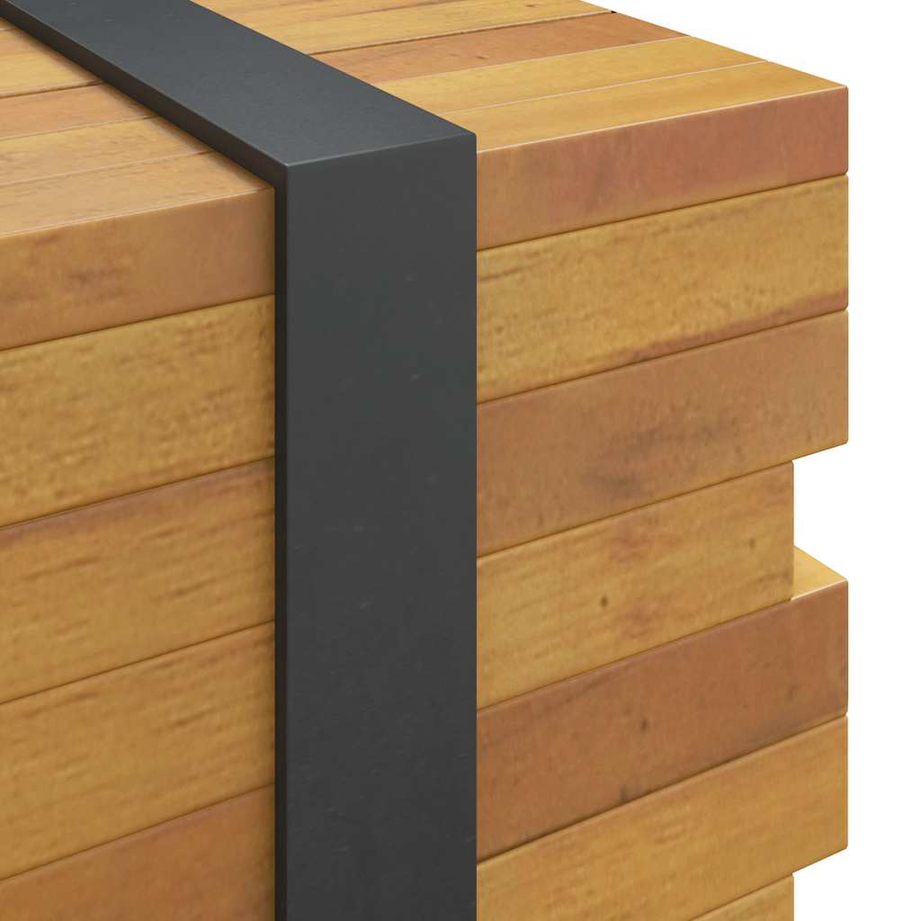 vidaXL Stolik kawowy, 110x45x35 cm, lite drewno tekowe