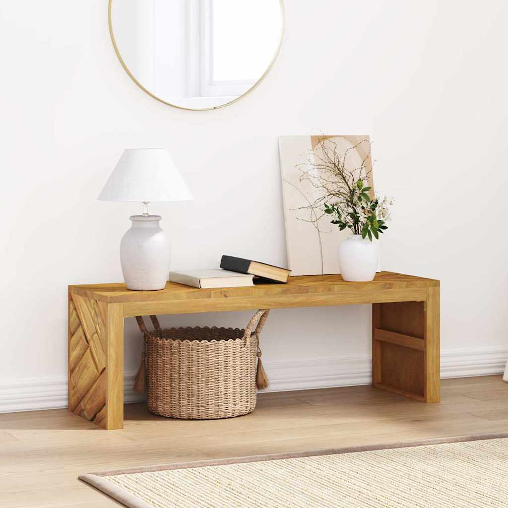 vidaXL Stolik kawowy, 110x35x38 cm, lite drewno tekowe
