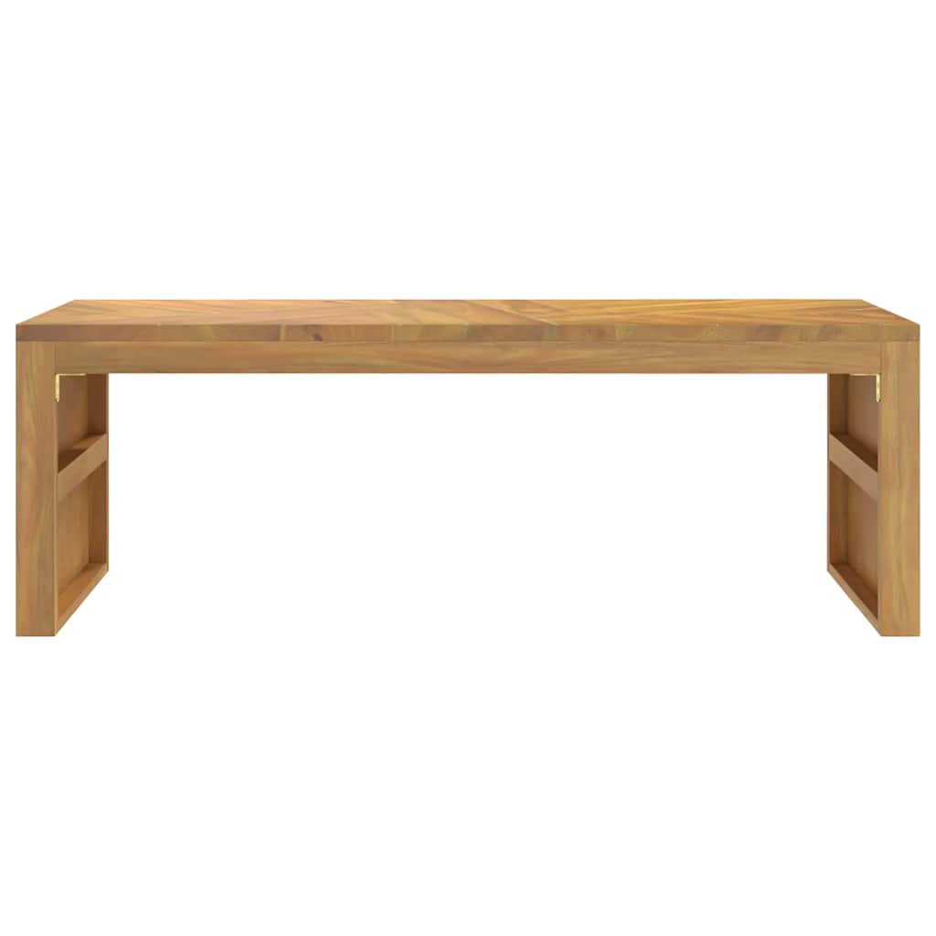 vidaXL Stolik kawowy, 110x35x38 cm, lite drewno tekowe