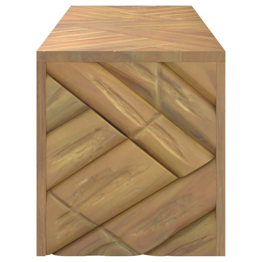 vidaXL Stolik kawowy, 110x35x38 cm, lite drewno tekowe