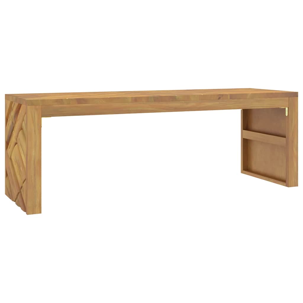 vidaXL Stolik kawowy, 110x35x38 cm, lite drewno tekowe
