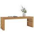 vidaXL Stolik kawowy, 110x35x38 cm, lite drewno tekowe