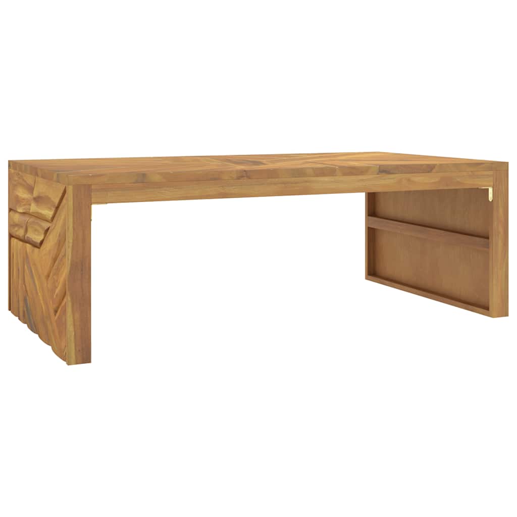 vidaXL Stolik kawowy, 110x60x38 cm, lite drewno tekowe