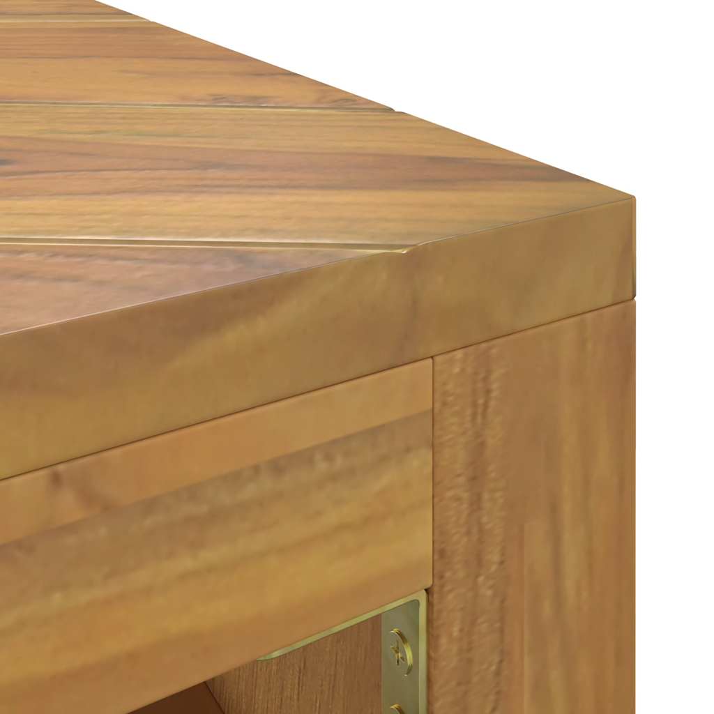 vidaXL Stolik kawowy, 110x60x38 cm, lite drewno tekowe