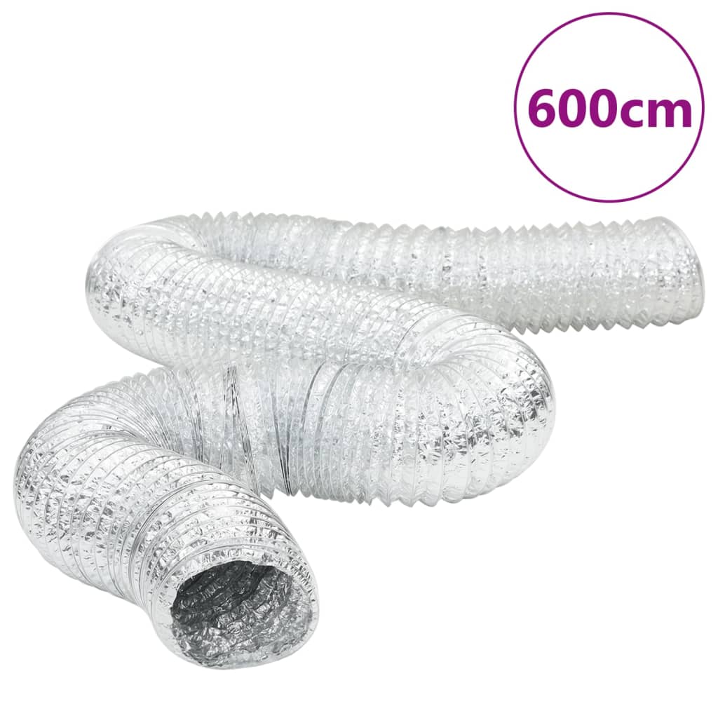 vidaXL Przewód wentylacyjny, aluminiowy, 6 m, Ø20 cm
