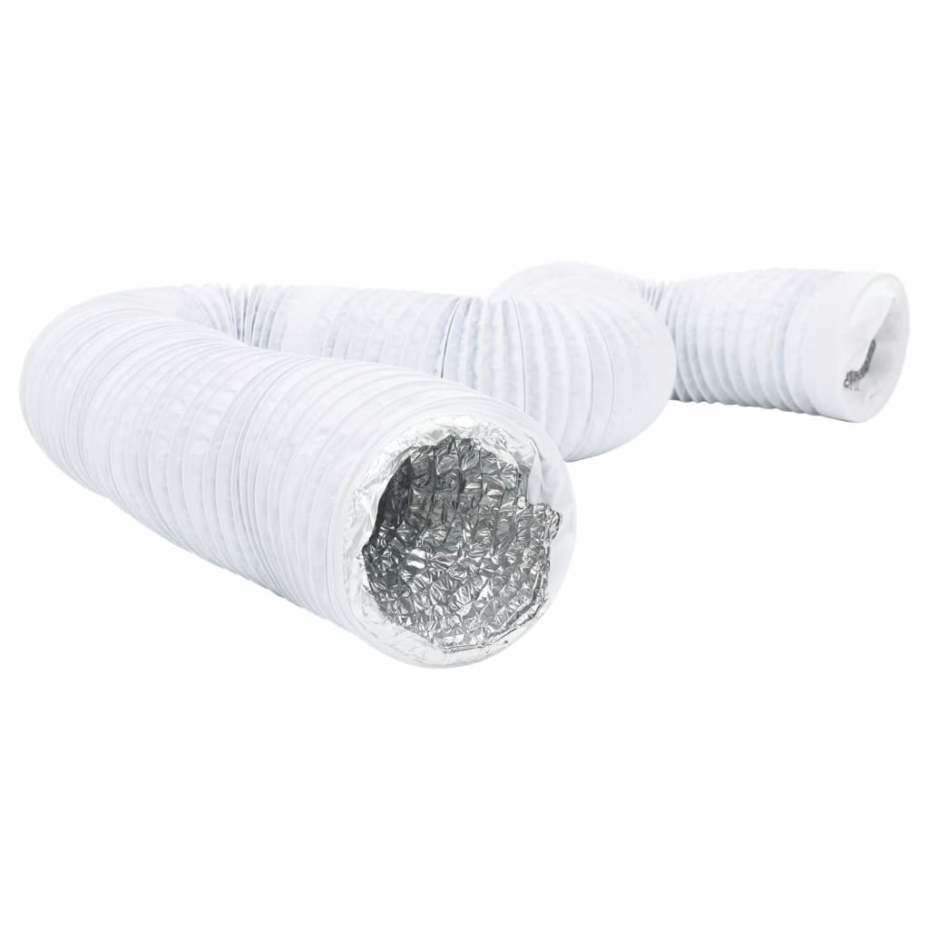 vidaXL Przewód wentylacyjny, aluminium i PVC, 6 m, Ø10 cm
