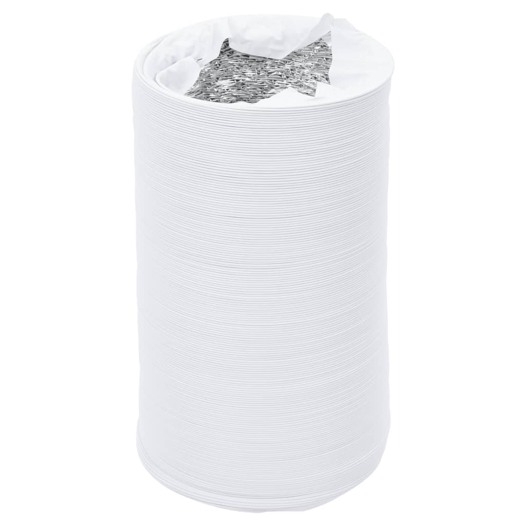 vidaXL Przewód wentylacyjny, aluminium i PVC, 6 m, Ø10 cm