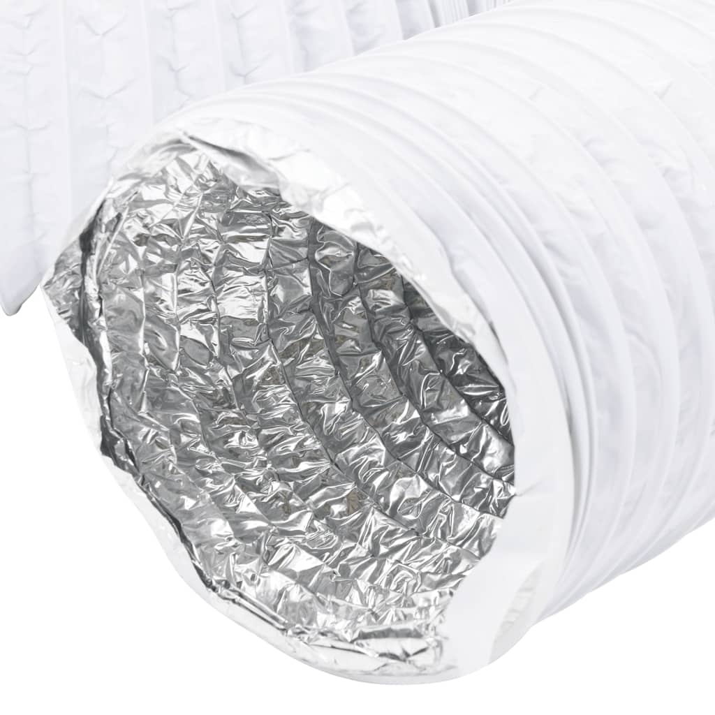 vidaXL Przewód wentylacyjny, aluminium i PVC, 6 m, Ø10 cm