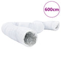 vidaXL Przewód wentylacyjny, aluminium i PVC, 6 m, Ø12,5 cm