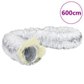 vidaXL Przewód wentylacyjny, izolowany, aluminiowy, 6 m, Ø12,5 cm