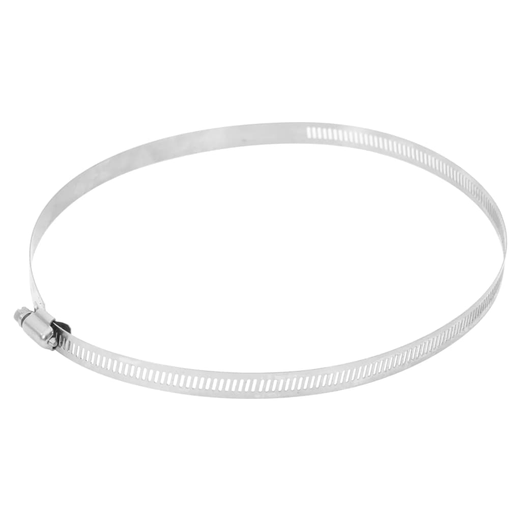 vidaXL Opaski zaciskowe do węży, 6 szt, 91-220 mm, stal nierdzewna 304