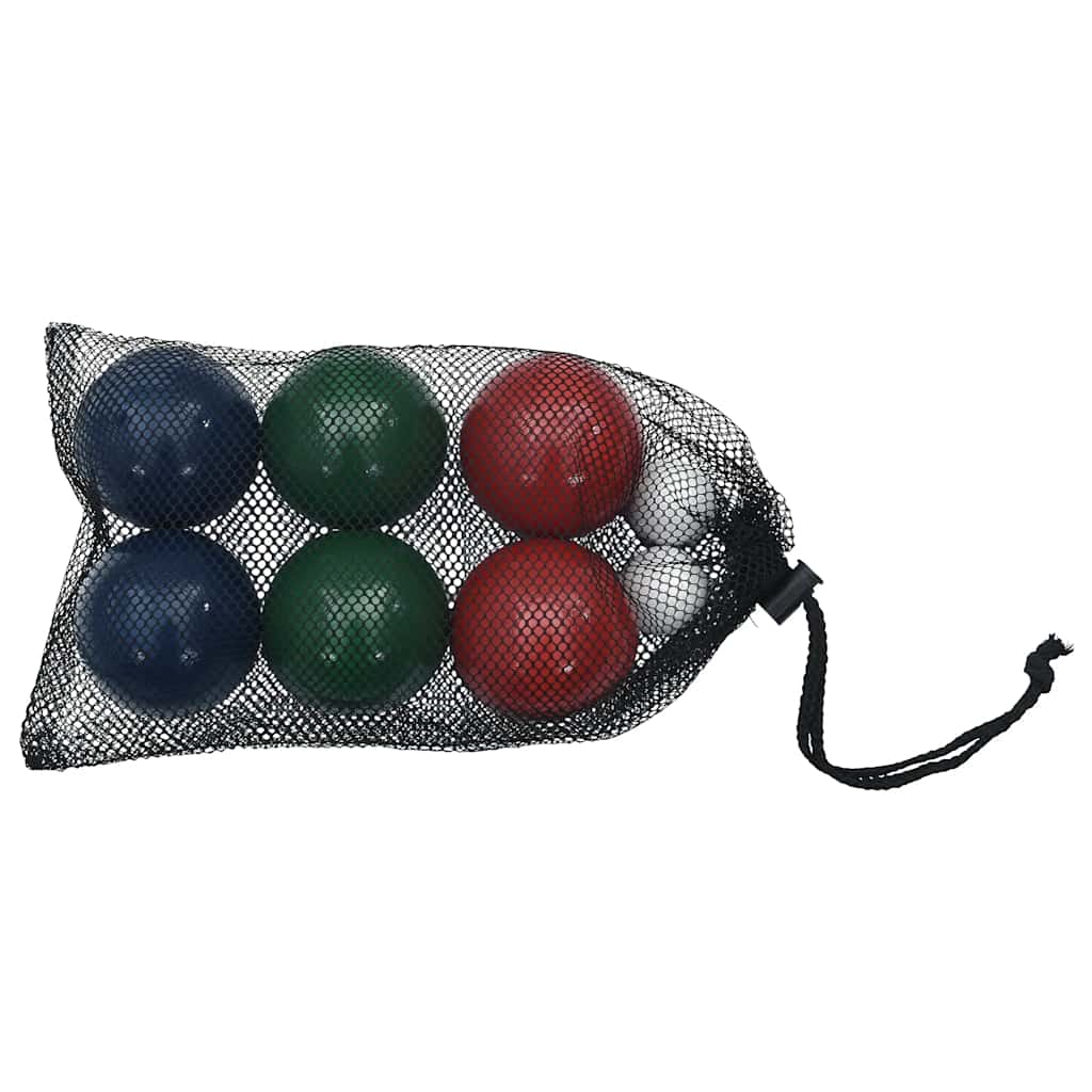 vidaXL 8-częściowy zestaw do gry w bocce, z torbą, lite drewno sosnowe