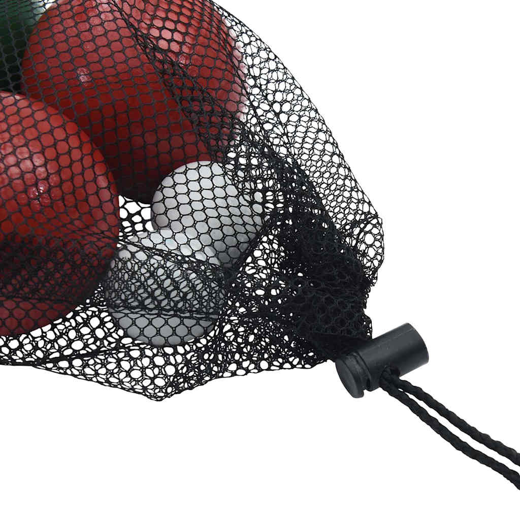 vidaXL 8-częściowy zestaw do gry w bocce, z torbą, lite drewno sosnowe