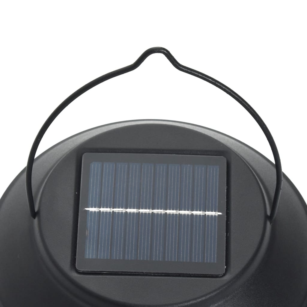 vidaXL Ogrodowe kinkiety solarne, 2 szt., białe