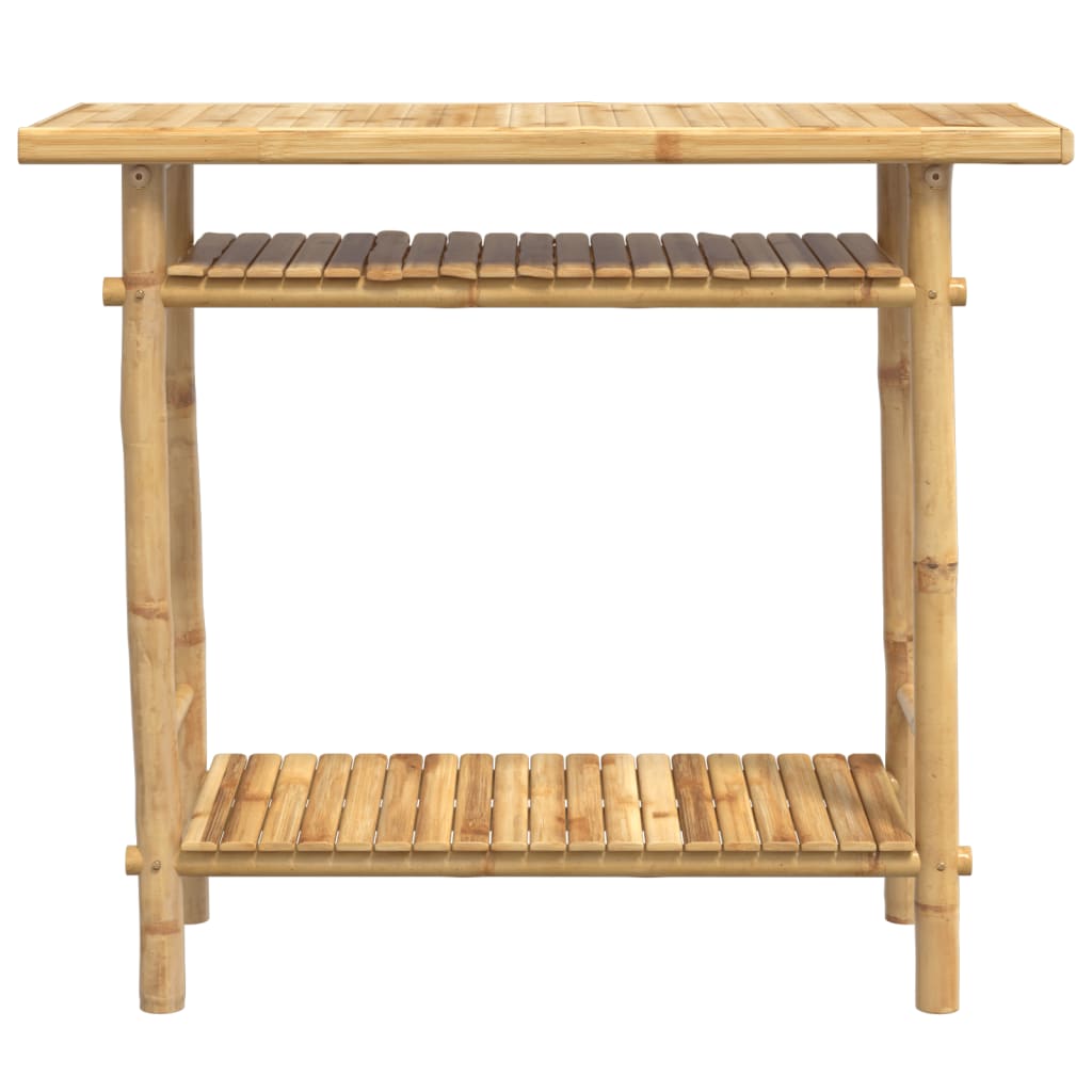 vidaXL Stolik konsolowy, 90x37x75 cm, bambusowy