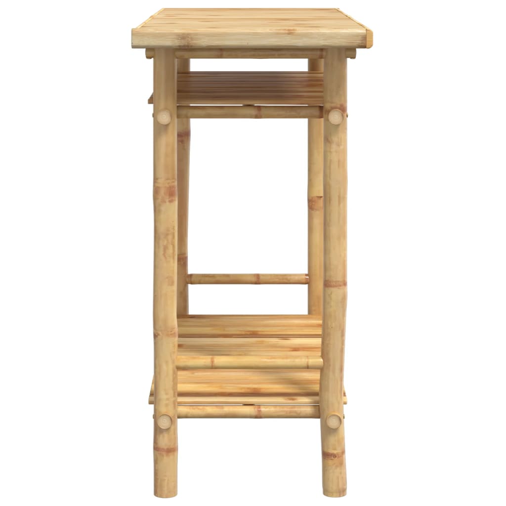 vidaXL Stolik konsolowy, 90x37x75 cm, bambusowy