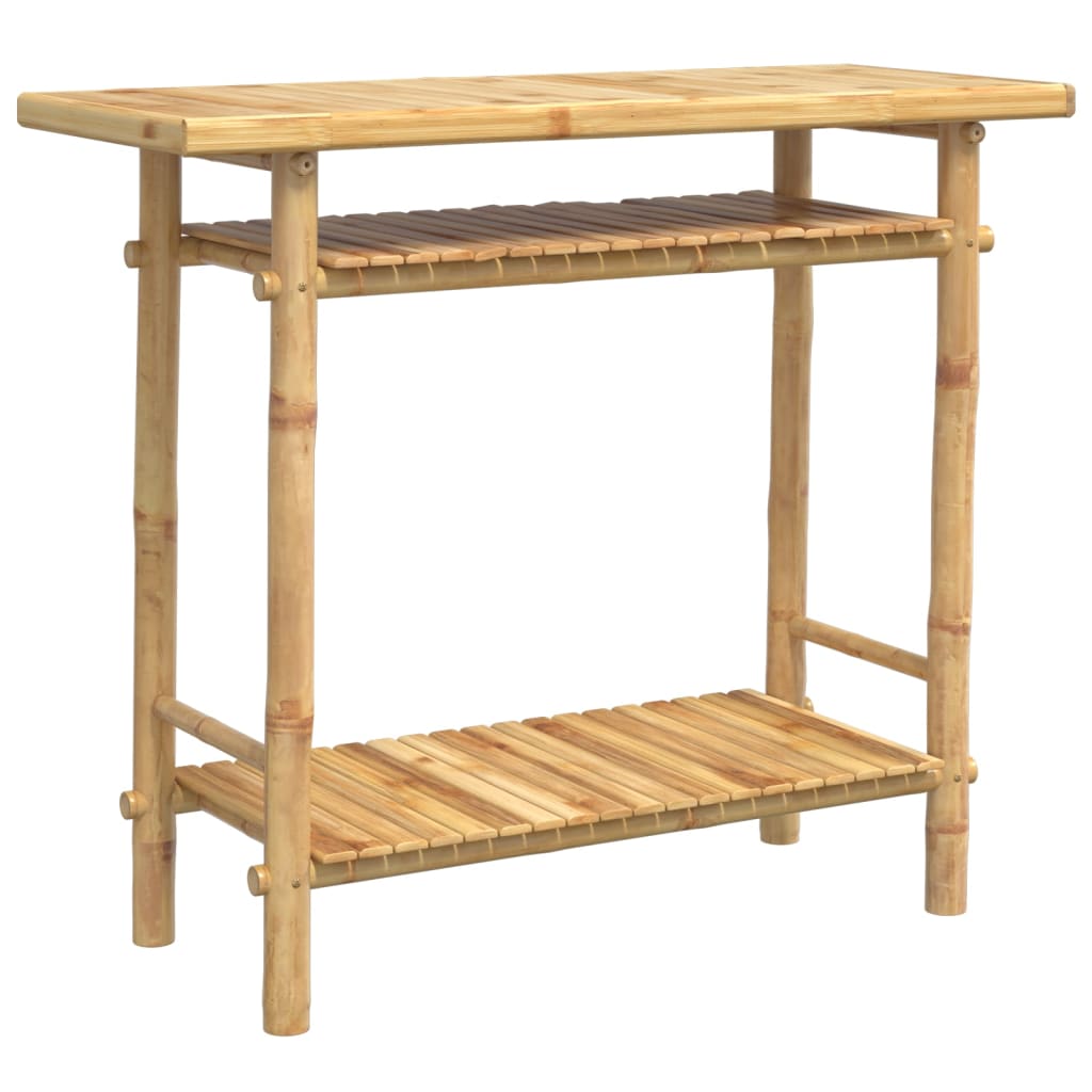 vidaXL Stolik konsolowy, 90x37x75 cm, bambusowy