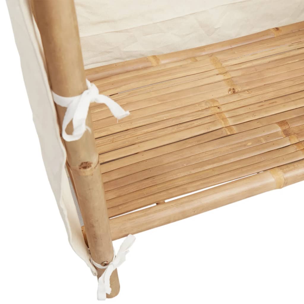 vidaXL Szafa, 110x45x170 cm, bambusowa