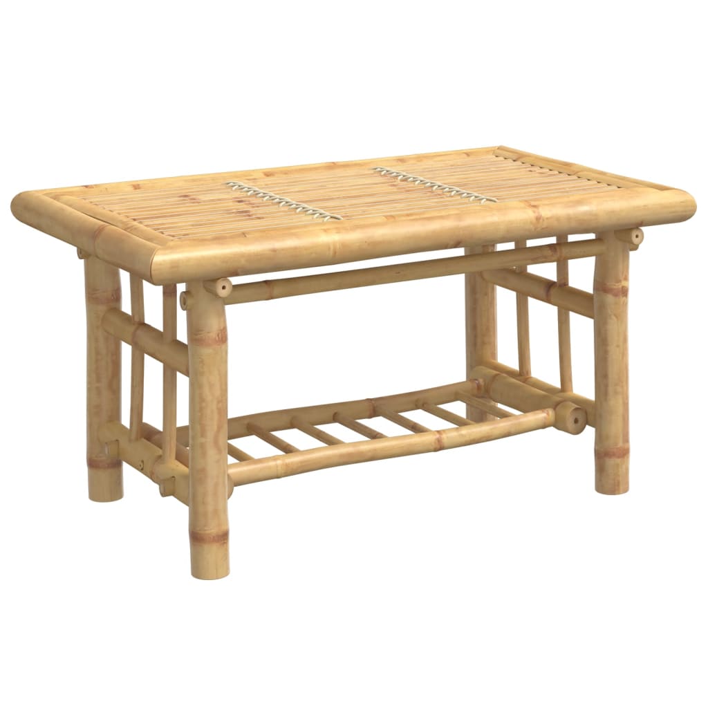 vidaXL Stolik kawowy, 70x45x36 cm, bambusowy