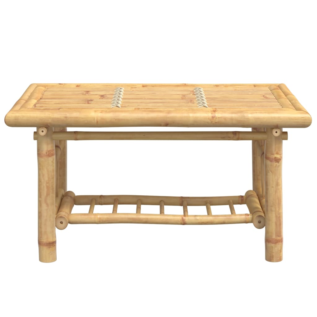 vidaXL Stolik kawowy, 70x45x36 cm, bambusowy